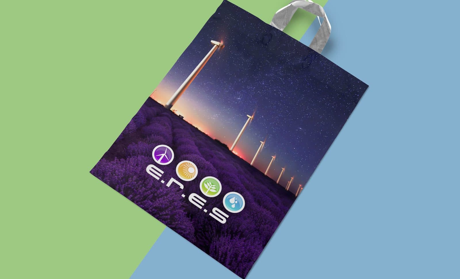 Bolsa de ERES con fotografía de paisaje